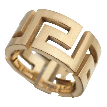 Versace Pre-owned, Rings Geel, Dames, Maat:ONE Size
