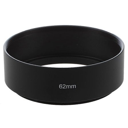 62mm Kierrettävä Metallinen Objektiivin Aurinkosuoja Digitaaliselle Videokameralle