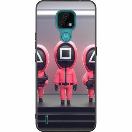Motorola Moto E7 Svart Skal Squid Game
