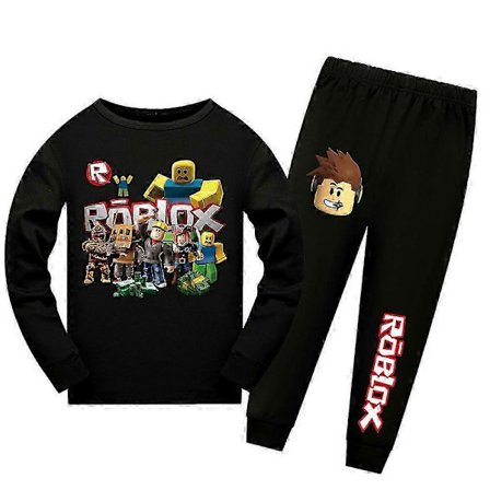 Barn Pojkar Flickor Roblox Spel Tryck Pyjamas Set T-shirt Toppar Byxor Pyjamas Pjs Sovkläder Nattkläder -NMAOV