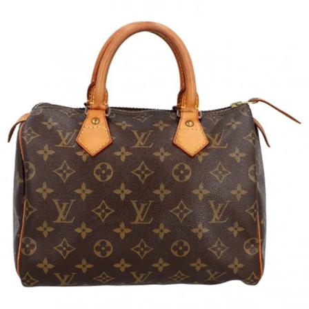 Louis Vuitton Vintage, Pre-owned Speedy 25 Monogram Handbag Bruin, Dames, Maat:ONE Size