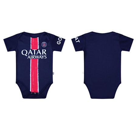 Babyfotbollströja med korta ärmar, onesie, 6-18 månader