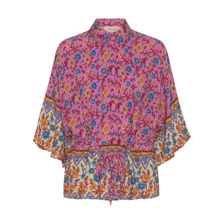 HunkøN 22390 penny shirt Pink, Dame Bluser, Størrelse: L