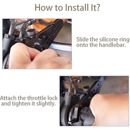 Motorcykel Cruise Control Throttle Lock Cruise Throttle Klemme Styre Kontrol Assistent Værktøj