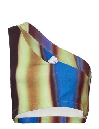 Heather Alexa Top Crop Tops Sleeveless Crop Tops Monivärinen/Kuvioitu Hosbjerg