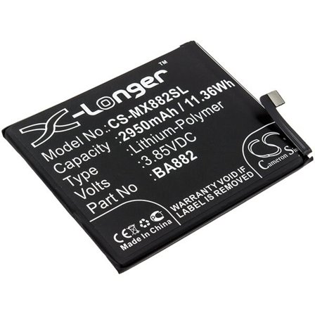 Akku älypuhelin, Matkapuhelin Meizu 16, 16 Standard Edition ja muut.