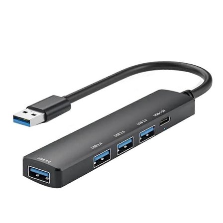 5-i-1 USB Dockningsstation USB Hub PD 100W 4K 30Hz USB 3.0 USB2.0 USB C HUB Splitter för PC Laptop Dator USB Hub