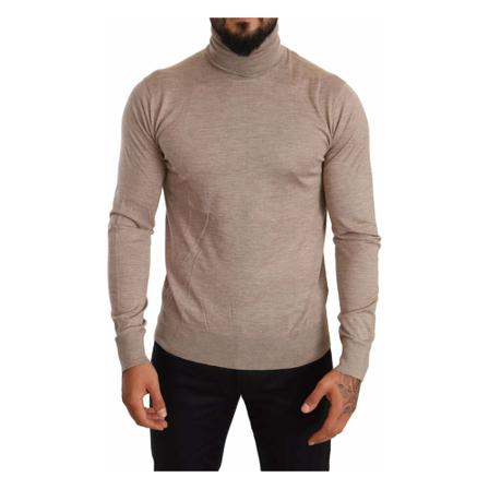 Dolce & Gabbana, Turtlenecks Beżowy, Mężczyzna, Rozmiar: M
