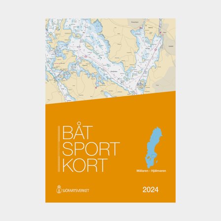 Cartas náuticas deportivas Sjöfartsverket Mälaren - Hjälmaren (Edición 2024)