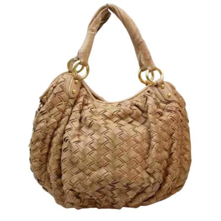 Miu Miu Pre-owned - Vintage Väskor - Beige - Dam - Storlek: One Size, Dam, Storlek: ONE SIZE
