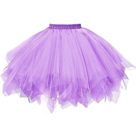Skjørt Kvinner Mesh Tulle Prinsesse Elastisk Voksen Kort Tutu Dans