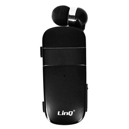 Bluetooth-headset - LinQ - R8344 - Batteritid 10h - Retractable kabel - Multipoint