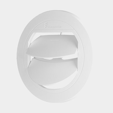 Grelha para saída de ar Eberspächer, 50 - 60 mm, fechável, plástico, branca