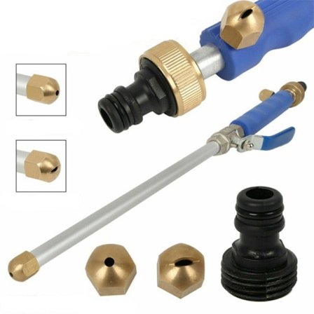 Sladdlös Högtryckstvätt Högtryck Vattenlans Munstycke Jet Trädgårdstvätt