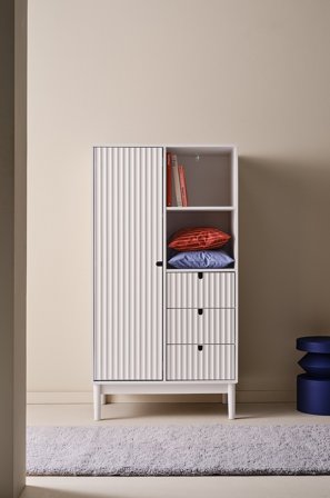 Jotex - Garderobeskap Hvit - TOULUSE - Kjøp Barneskap & barnehyller hos Jotex