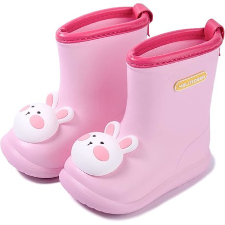 Gummistøvler Børn Foret Piger Drenge Vinter Regnstøvler Vandtætte EVA Regnsko Tegneserie Dinosaur Letvægts Skridsikre