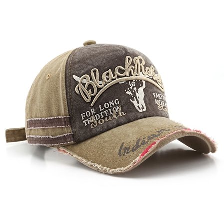 1 stk Motetrend denim farge vask gammel andetunge caps