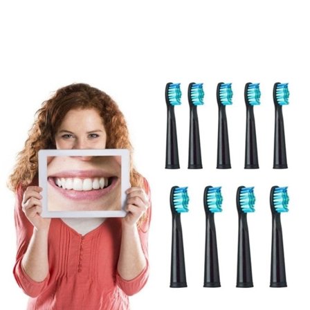 Elektrisk tannbørste hoder antibakteriell erstatning børste hoder