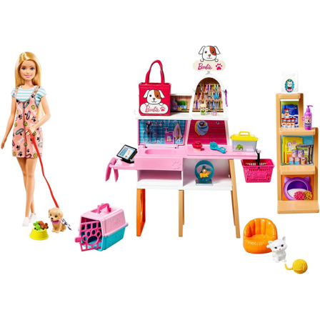 Barbie, Lekset - Djursalong Multifärg