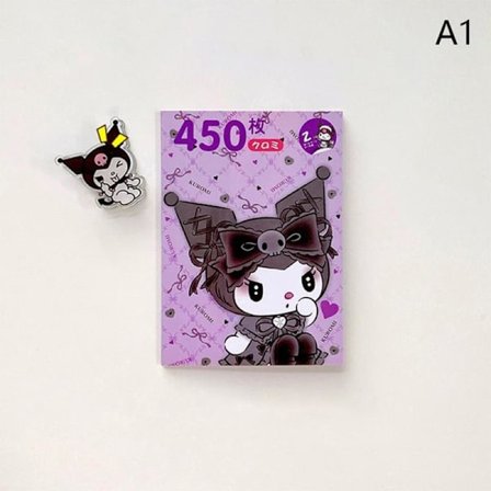 450 stk Tegneserie e Klistremerker Skrivesaker Sanrio Klistremerker Kuromi A1