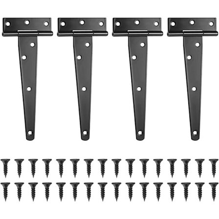 T-sarana, musta ladon oven sarana, oven sarana, ruostumaton teräs