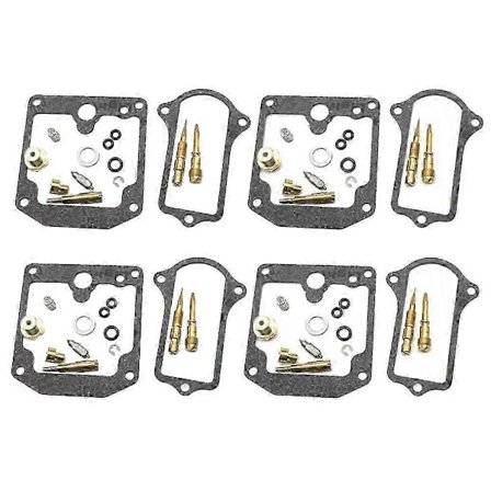 4 x Høj kvalitet Forgaser Reparationskit til Suzuki GS750 1977-1979 js