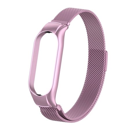 Xiaomi Mi Band 7 milanesiskt klockarmband - Rosa Ros