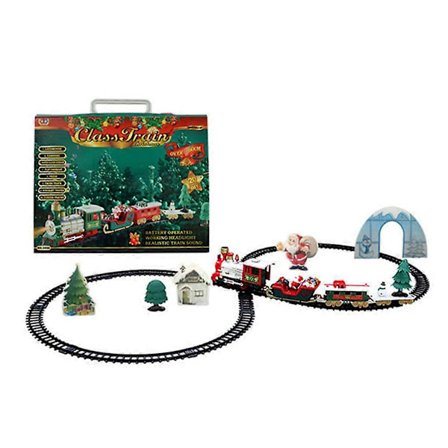 Elektrisk togsett for barn Moro og leke til jul Juletogsett Togsett Leker Leker[D]