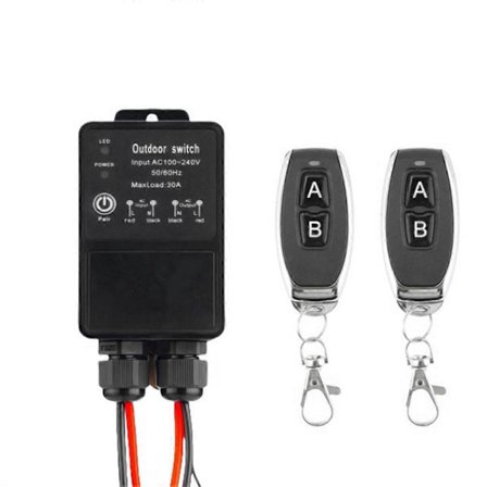 RF433Mhz Universell Trådløs Fjernkontroll Bryter Trådløs Mottaker AC110V 220V 30A Sender for Pumpe Belysning