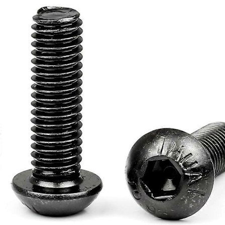 M8 skruvar med runt huvud och sexkantshylsa, höghållfasta bultar, skruvar med sexkantshylsa