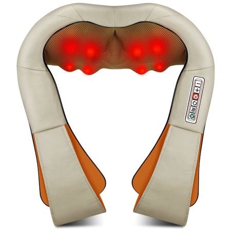 Elektrisk Shiatsu Massager med Varme til Smertelindring i Musklerne