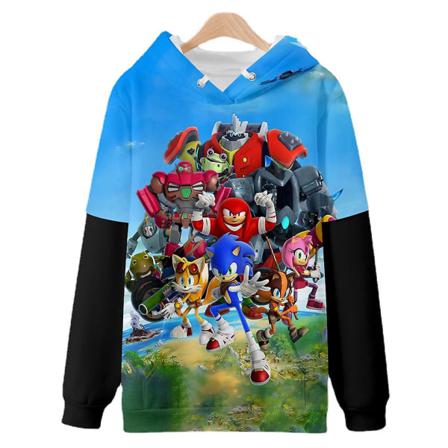 Sonic Character Suit Perifer 3d Digital Utskrift-m 3xl