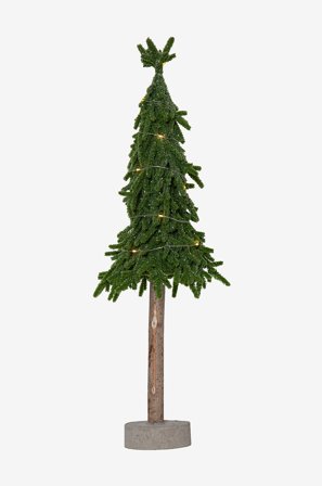 Star Trading - Koristepuu Lummer 55 cm - Vihreä - Joulun koristevalot - - Homeroom