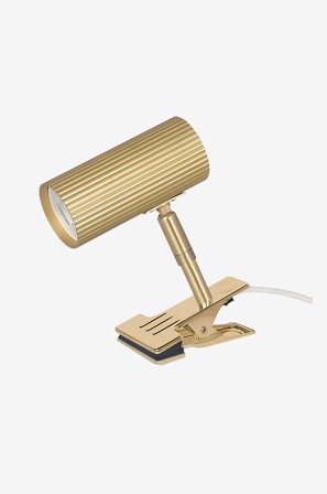 Globen Lighting - Vägglampa/Klämspot Hubble - Mässing - Vägglampor - Från Homeroom