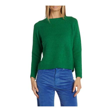 Max Mara Round-neck Knitwear , Groen , Dames , Maat: L Truis