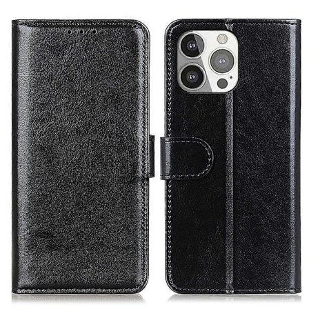 Crazy Horse Allsidig Beskyttelse Lommebok Lær Telefon Stativ Deksel for iPhone 13 Pro 6.1 tommer