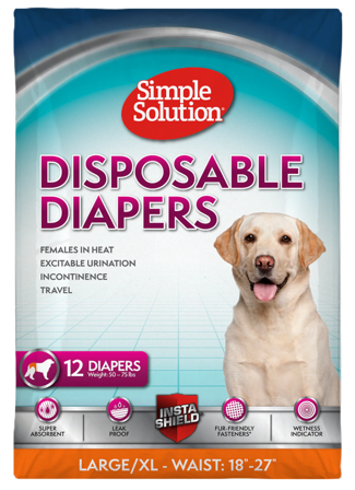 Simple Solution - Engangsbleier kvinner Large - Hund - Hundepleie & kosttilskudd - Tispetruser - ZOO.no
