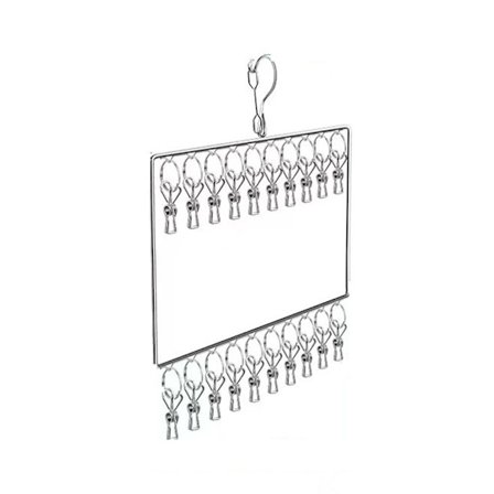 Strømper Clip Stativ Tøj Tørringsbøjle Foldbare Indendørs Bøjler