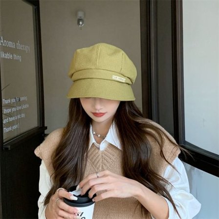 Beret Cap Fransk kunstnerlue GRØNN