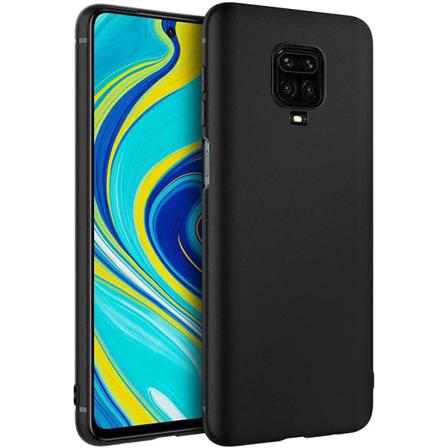 Xiaomi Redmi Note 9 Pro Skal Svart Silikonskal Svart