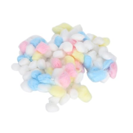 Hamster Bomullsbollar Filler Färgglada naturliga bomullsvarma sängkläder för smådjurshus