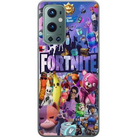 Yhteensopiva Puhelinkuori OnePlus 9 Pro Fortnite kollaasi Victory Royale hahmot skins aarteet värikäs Fortnite pelaamisen suunnittelu