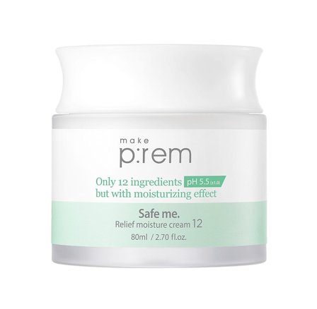Make P:rem Safe me. Relief moisture cream 12 80 ml, Skincare, Ansigtspleje, Dagcreme