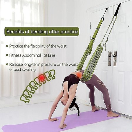 Aerial Yoga Rep för Ryggsmärta Yoga Stretchband - Yoga Stretchband