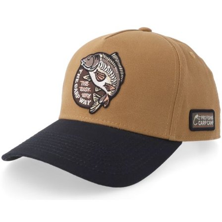 Skillfish - Brun adjustable Keps - The Carp Way Caramel/Black A-frame Adjustable @ Hatstore