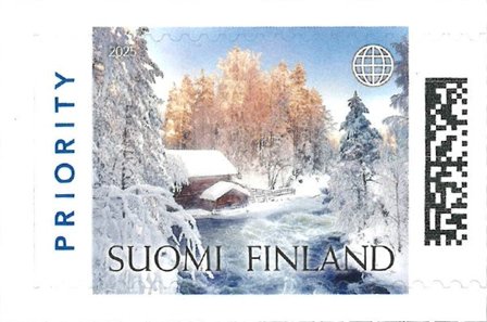 Finland - Vinterlandskab - Postfrisk frimærke