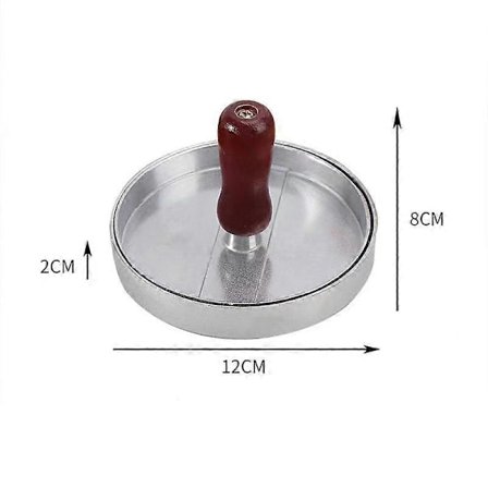 Burger-paistinpannu, tarttumaton hampurilaisen muotoilija, vahapaperilla, alumiininen hampurilaisen valmistaja keittiöön ja grilliin SMTX