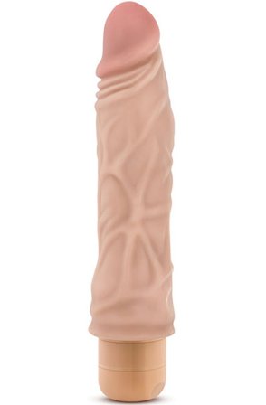 Dr. Skin Cock Vibe 10 Beige 21,5 cm - Woome.pl