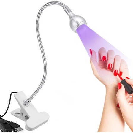 3W spiklampa UV-lampa professionell limhärdande lampa med justerbar