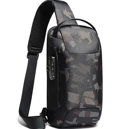 Lightweight Traveling Bag Laptop Backpack Anti Theft Crossbody Bag for Men USB Shoulder Daypack Business